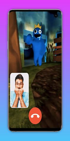 Rainbow Blue Friend Prank Call - Screenshot 1