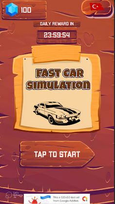 Fast Car Simulator - Screenshot 1