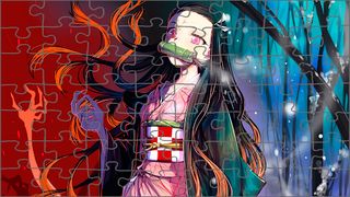Kamado Nezuko Game Jigsaw - Screenshot 3