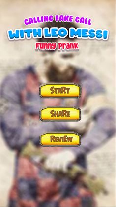 Leo Messi Game Fake Call Prank - Screenshot 1