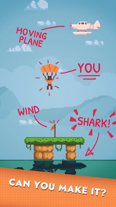 Sky Diver - Parachute Arcade - Screenshot 1