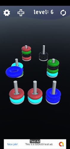 3D Colors Sort - Screenshot 1