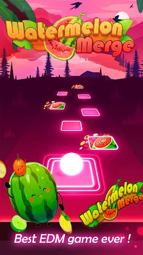 Watermelon Tiles Hop - Screenshot 3