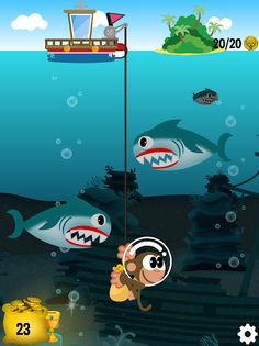 Monkey Diver - Screenshot 4