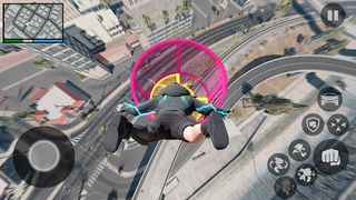 Blue Hero Rope Game - Screenshot 3