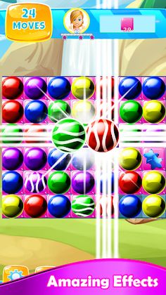 Magnetic Balls Crush Match 3 - Screenshot 2