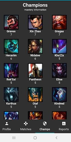 League Profile (LoL) - Screenshot 3