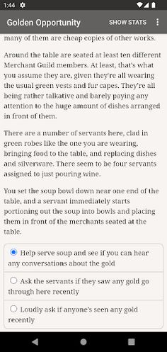 A Golden Opportunity - Screenshot 1