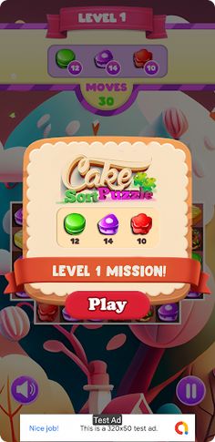 Cake Sort Puzzle Color Match - Screenshot 3