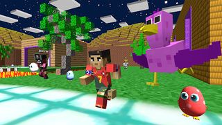 Blue Monster Maze - 3D Race - Screenshot 1