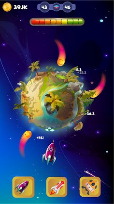 Idle Space Miner: Idle Planet - Screenshot 3