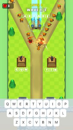 Typing Defense 3D - Screenshot 3