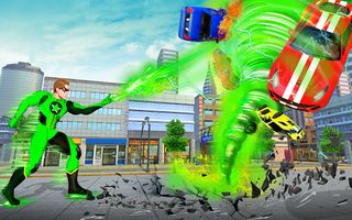 Police Green Sticky Robot Hero - Screenshot 1