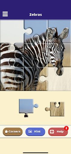 Zebra Love Puzzle - Screenshot 2