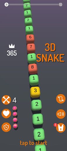 3D Snake - Screenshot 1