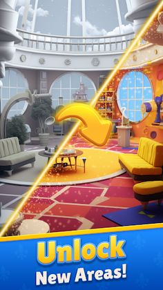 Royal Mansion: Match & Design! - Screenshot 1