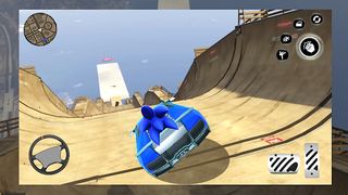 Blue Hedgehog Run Drive Race - Screenshot 3