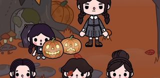 Toca Wednesday Boca Coloring - Screenshot 3