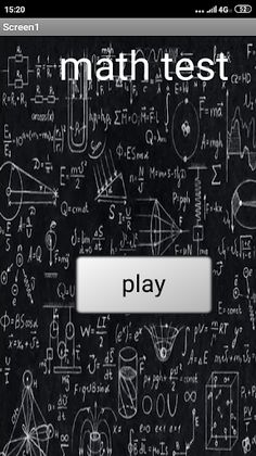 Math test - Screenshot 1