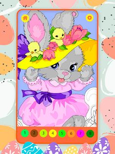 Honey Bunny Kids Coloring Book - Screenshot 3