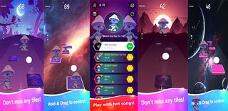 Smurf Cat Tiles Hop - Screenshot 1