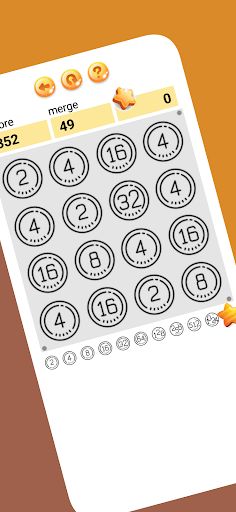 sixteen dots - a 2048 puzzle - Screenshot 1