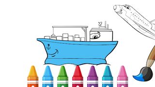 Vehicles Coloring Book - Screenshot 2