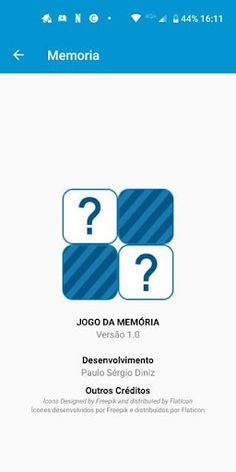 Jogo da Memória - Screenshot 4