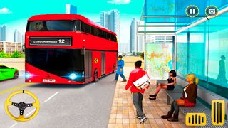 City Coach Bus Driving Sim 3D - Screenshot 1