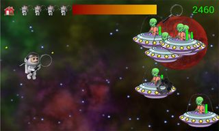 Alien vs Astronaut Game - Screenshot 2