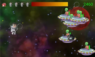 Alien vs Astronaut Game - Screenshot 2