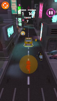 Endless Runner - Neon City - Screenshot 1