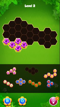 Flower Hexa Puzzle Fever 2018 - Screenshot 2