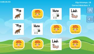 Creole Memory Word Game - Screenshot 2