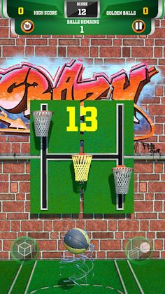 Crazy Basket : Basketball shoo - Screenshot 3