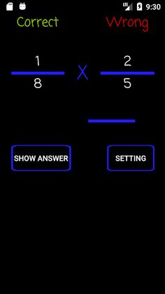 Fraction Multiplication Practi - Screenshot 1