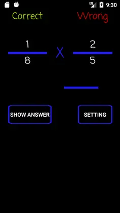 Fraction Multiplication Practi - Screenshot 1