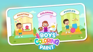 Boys Coloring Games & Paint - Screenshot 1
