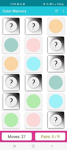 Color Memory - Matching Puzzle - Screenshot 1