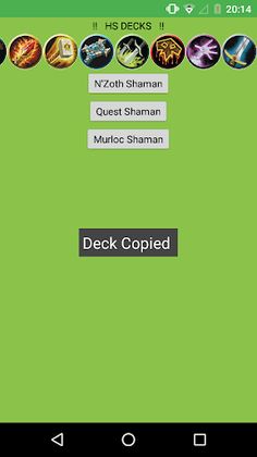 HS Decks - Screenshot 2