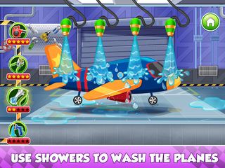 Airplane wash Games for kids - Screenshot 1