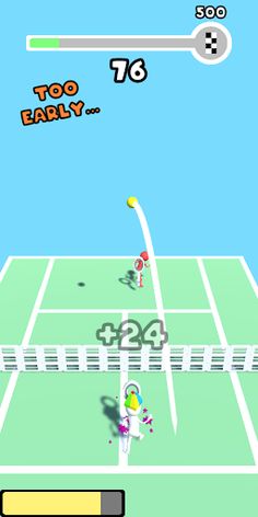 Volley Tennis - Screenshot 1