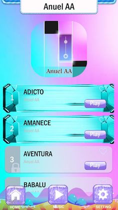 Piano Tiles: Anuel Aa Music Da - Screenshot 2