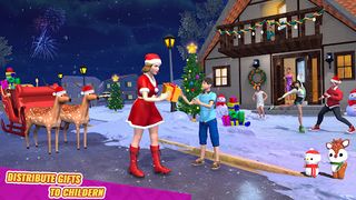 Santa Mom Happy Christmas Game - Screenshot 1