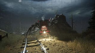 Horror Spider Train Puzzle - Screenshot 2
