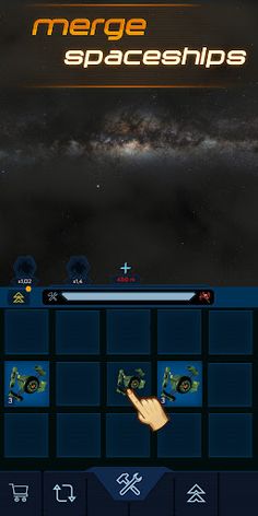 Merge Spaceship: Idle Space - Screenshot 1