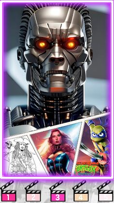 Movie Coloring Book, Color FAN - Screenshot 4