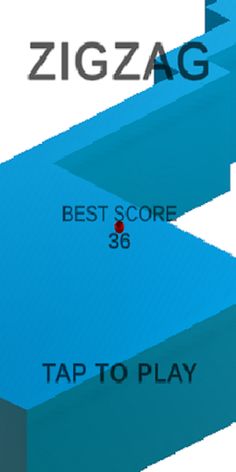 ZigZag game - Screenshot 2