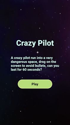 Crazy Pilot - Avoid bullets - Screenshot 1