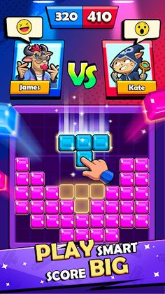 Block Heads: Duel puzzle games - Screenshot 2